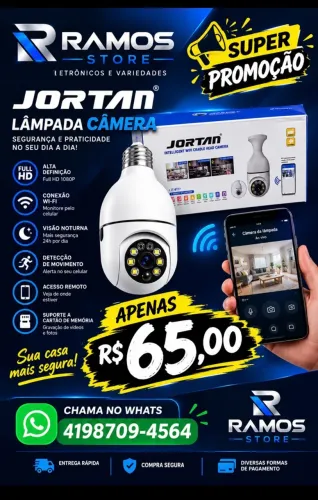 Câmera lâmpada