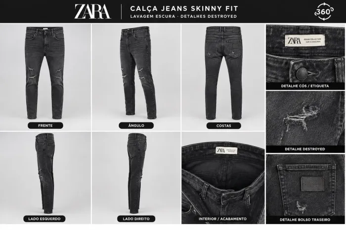 CALÇA JEANS ZARA