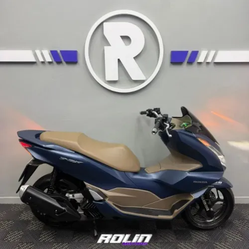 Honda PCX DLX ABS 160 2024 Azul Baixa KM Impecável