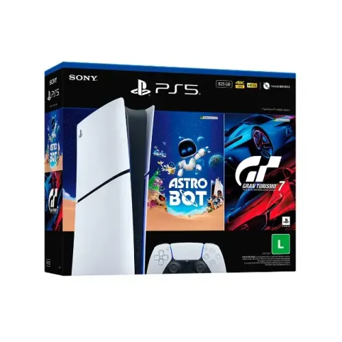 Vendo PS5 Slim Midia Digital lacrado novo-nota fiscal