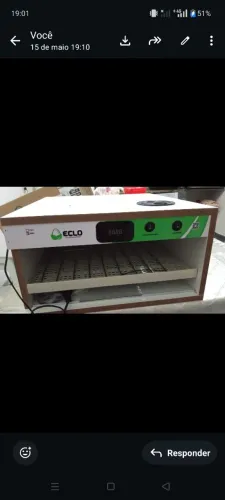 Vendo uma chocadeira nova 4oo