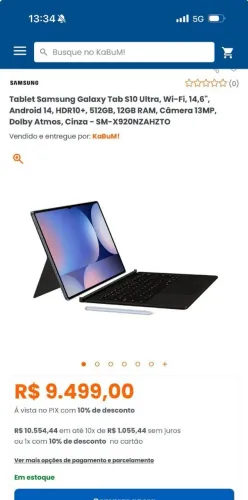 Samsung Tab S10 Ultra - lacrado