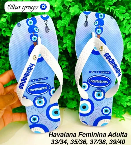 Réplicas sandálias havaianas: feminina, masculino e infantil 
