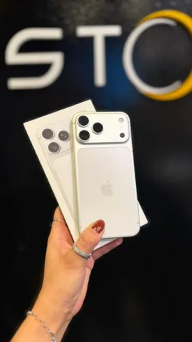 Oportunidade - 17 pro max 256gb Branco - Seminovo - garantia apple 