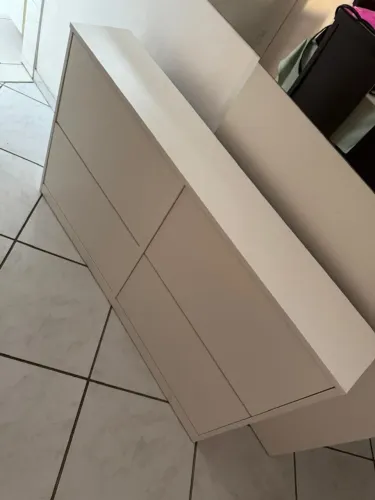 Sapateira Tok&Stok Branca com 4 Portas Basculantes - Moderna e Compacta