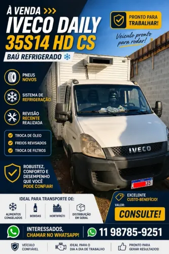 Iveco Daily Chassi 35s14 3.0 16V Diesel Mec. (e5) 2014