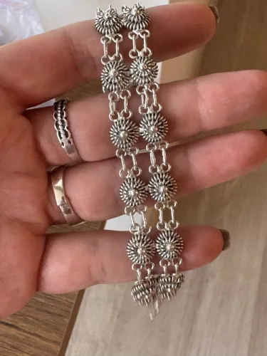 Pulseira prata bali feminina 