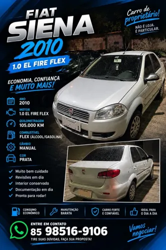 Fiat Siena EL Celeb. 1.0 MPI Fire Flex 8V 4P 2010