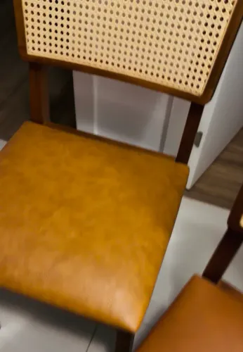 Cadeiras de Jantar em Madeira Maciça com Telinha
