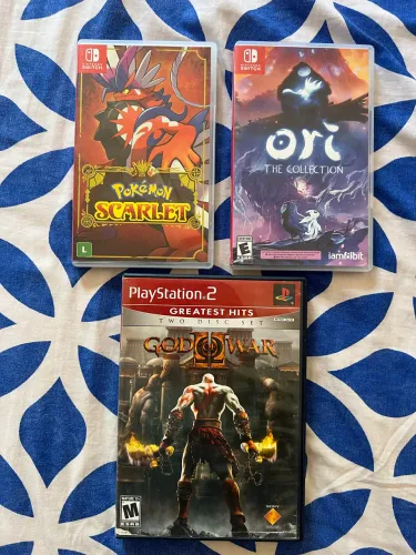 Jogos de Nintendo switch e god of war 2 - ps2