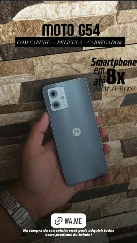 Moto g54 em 8x sem juros