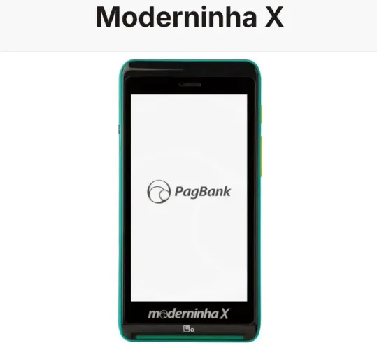 MAQUINA CARTÃO MODERNINHA X - ANDROID