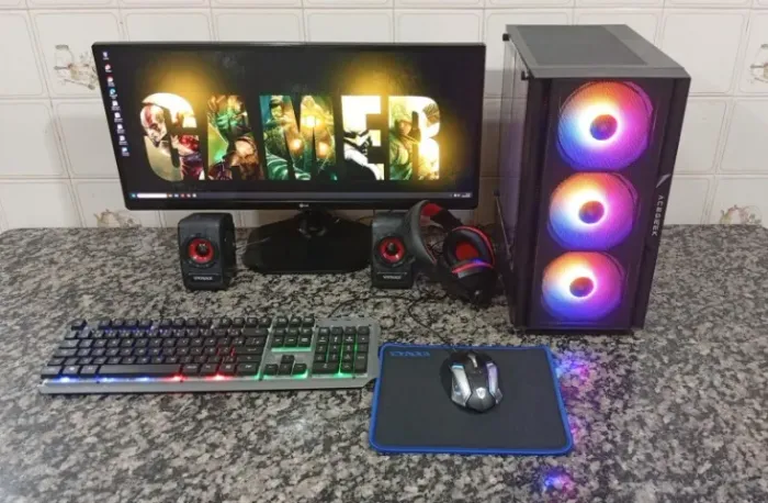 Gamer i5 10ª - 16GB - GTX - 480GB - LCD 25