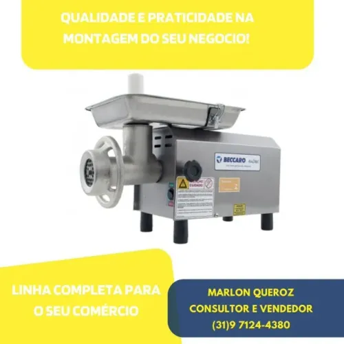 Moedor de Carne Boca 08 Beccaro Novo
