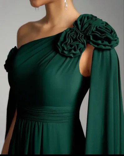 Vestido de festa verde - impecável
