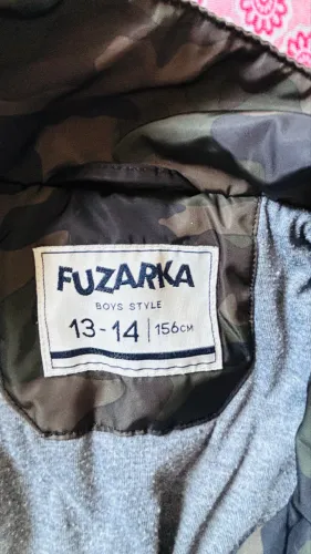Casaco de frio Fuzarka 14 anos camuflado