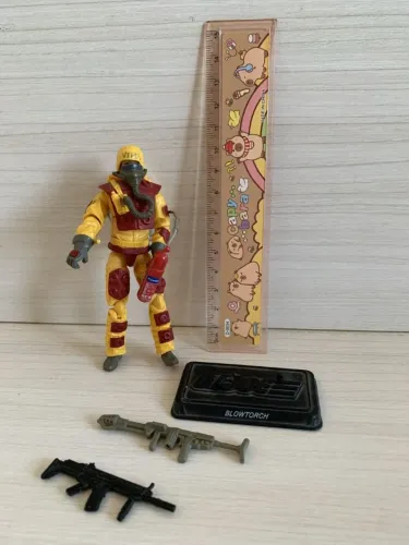 boneco gi joe blowtorch lança-chamas