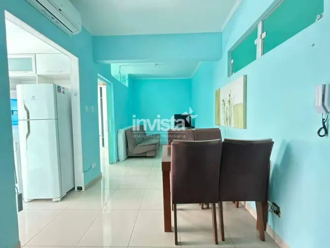 Apartamento mobiliado na quadra da praia