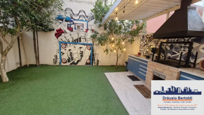 CASA EM CONDOM[INIO NA VILA ROMANA,TERRAÇO, QUINTAL, PERMUTA