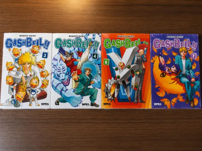 ? Gash Bell!! Mangás Novos Lacrados - Volumes 3, 4, 6 e 7 | Colecionador