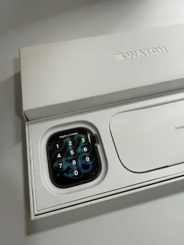 Apple Watch Series 11 46mm GPS Jet Black + pulseira Magnetic Link Original