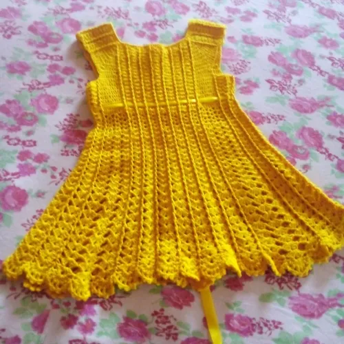 Vestidos de croche infantil