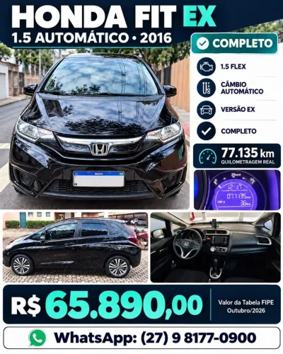Honda Fit Ex/s/ex 1.5 Flex/flexone 16V 5P Aut. 2016
