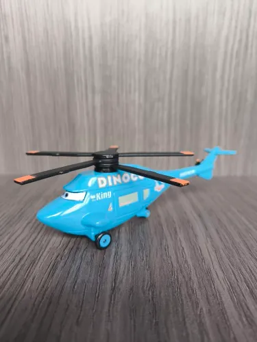 Helicóptero da Dinoco Miniatura Filme Carros Metal Diecast Novo Lacrado 