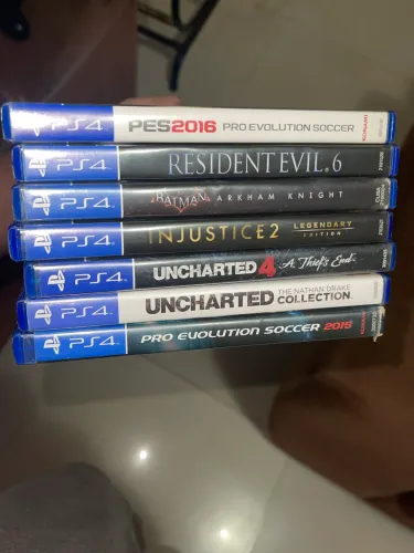 Jogos e Controles de Ps4