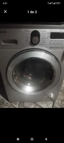 Máquina de lavar e secar