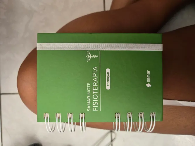 Sanar Note Fisioterapia 2ª Edição - Novo, Sem Uso