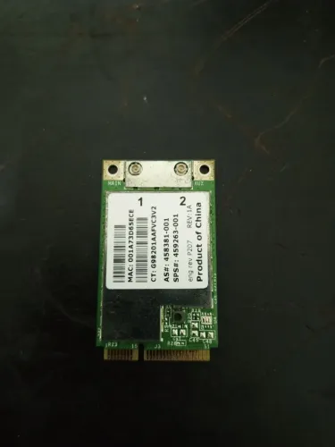 Placa de Rede Wi-Fi Broadcom BCM94312MCG Mini PCI-E (HP Spare 459263-001)
