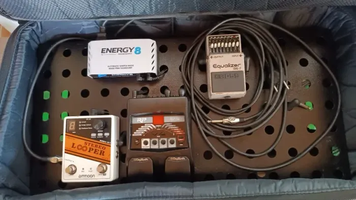 kit pedais de guitarra