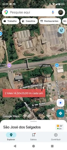 2 lotes em São José dos Salgados