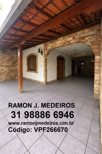 Vendo LINDA e espaçosa casa dupléx colonial 3 quartos 1 suite 3 vagas PARAUNA em Venda Nov