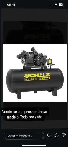 Compressor revisado. 100 litros