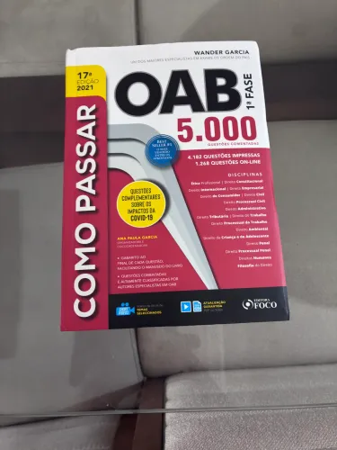 Como Passar Oab 1 fase 500 questões comentadas