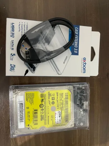 HD EXTERNO 320GB COM CASE 