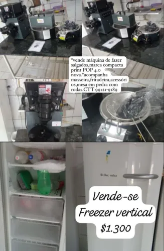 Vendo Máquina de Salgados