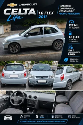 Chevrolet Celta Life/ LS 1.0 MPFI 8V Flexpower 3P 2011