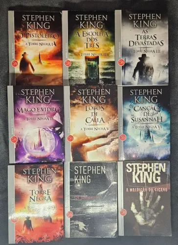 Stephen King | Coleção Torre Negra Completa (7 livro) + Os Justiceiros + Cigano