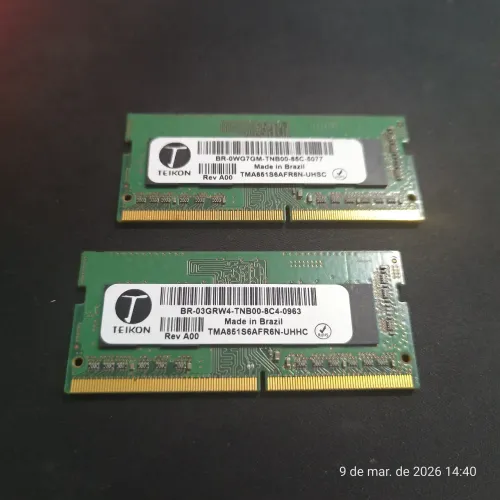 Memória para Notebook 4GB DDR4 2400mhz
