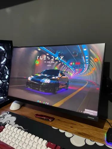 Monitor Gamer Samsung 24" FHD 75Hz HDMI VGA Freesync Preto Série T350