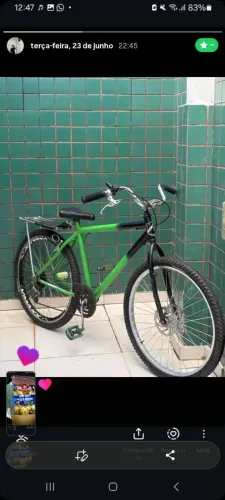 Vende -se bicicleta usada aro 26, valor 450 para botar preço