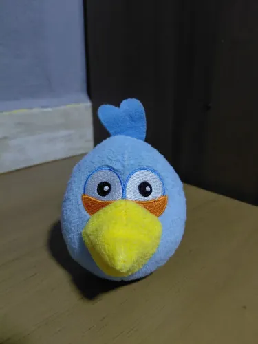 Pelúcia Angry Birds Blue coleção Mc Donalds