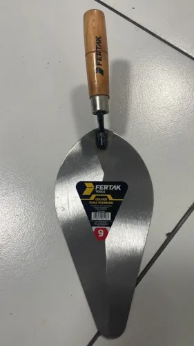 Colher de Pedreiro Redonda 9" Fertak