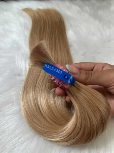 Cabelo Brasileiro Loiro Liso 55 CM - 100 Gramas