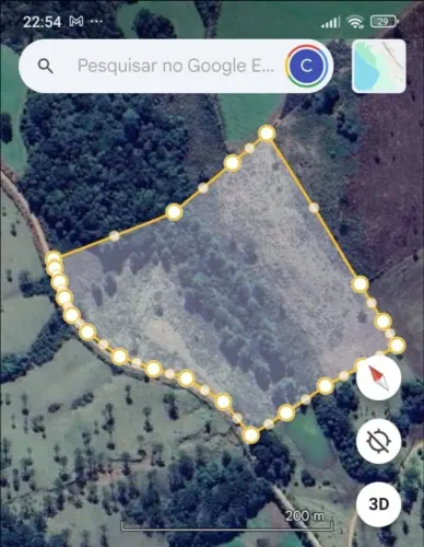 Sítio 2 arqueres d terra entre campão alto e compro Belo do sul