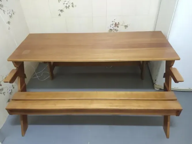 Banco-Mesa de Madeira