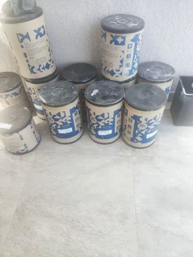Vendo 6 barricas de 40kg de textura grafiato cinza cromio